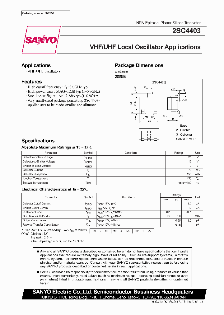2SC4403_283699.PDF Datasheet