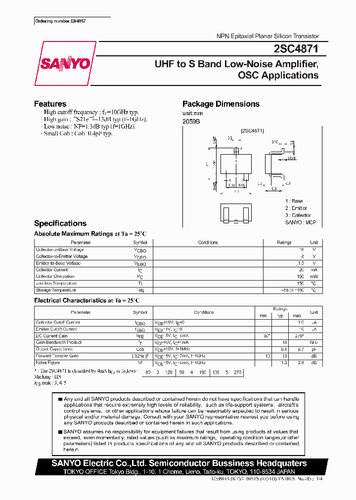 2SC4871_290844.PDF Datasheet