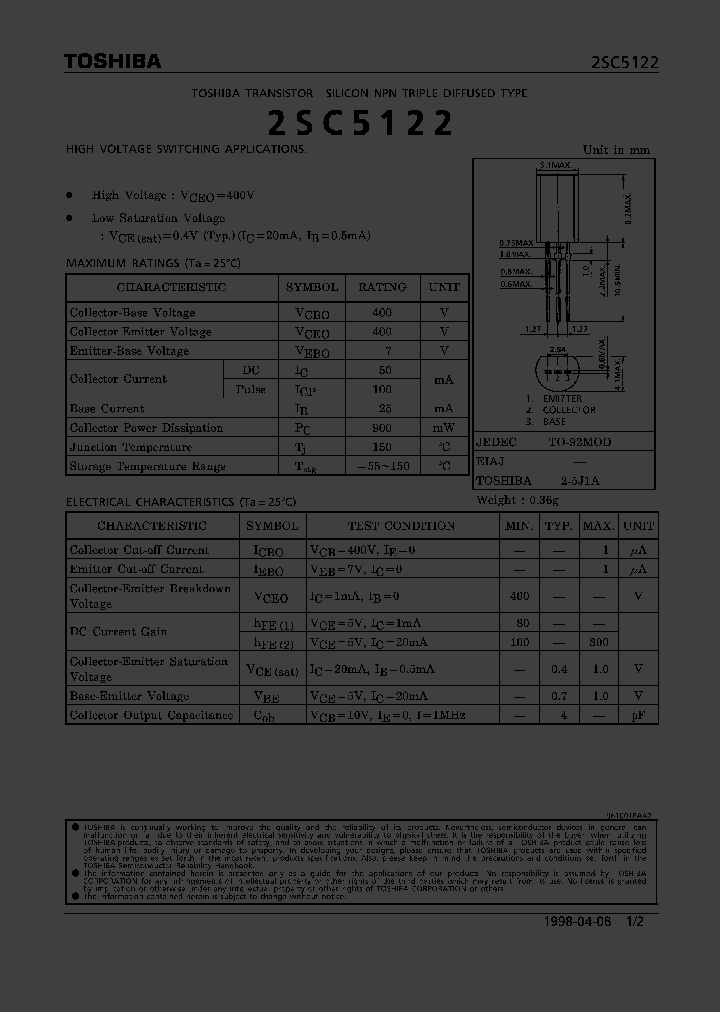 2SC5122_286511.PDF Datasheet