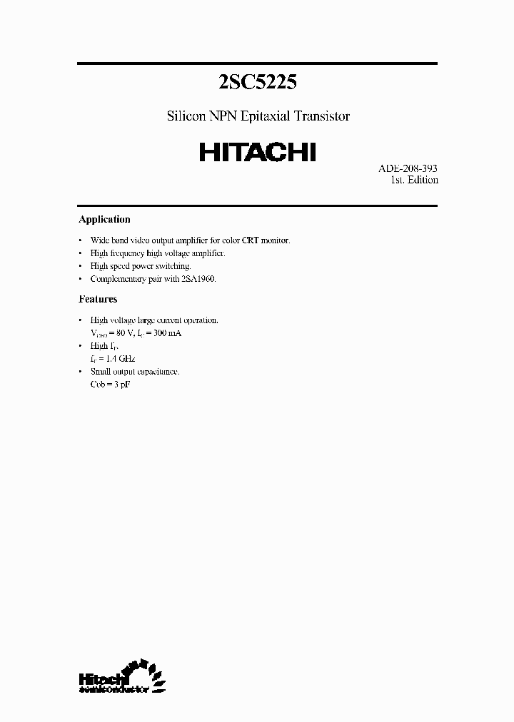 2SC5225_269029.PDF Datasheet