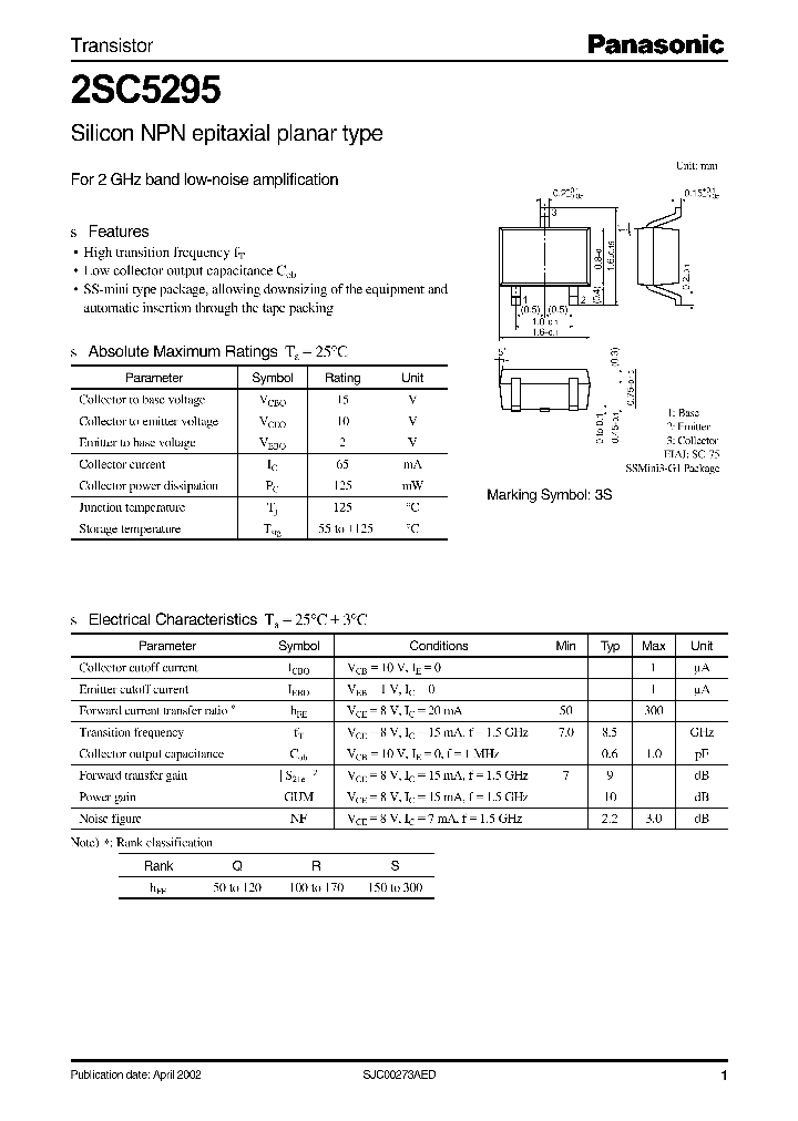 2SC5295_274974.PDF Datasheet