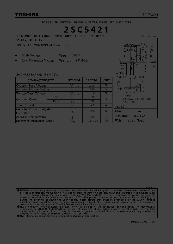 2SC5421_211577.PDF Datasheet