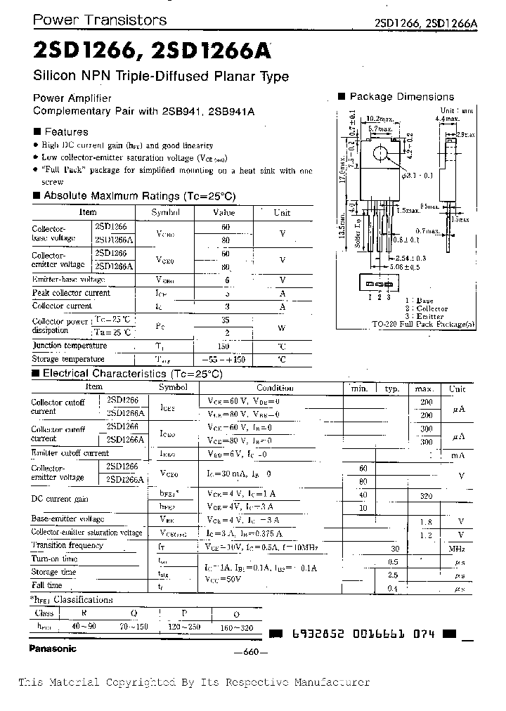 2SD1266A_292840.PDF Datasheet