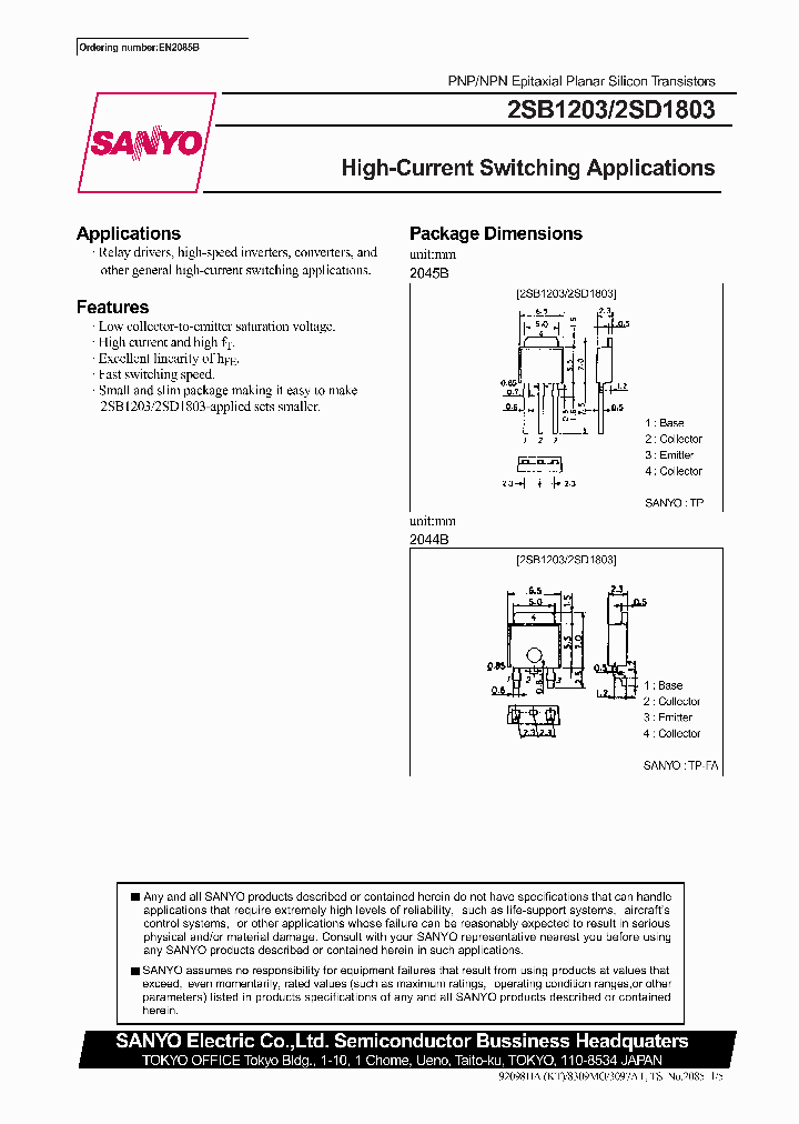 2SB1203_283315.PDF Datasheet