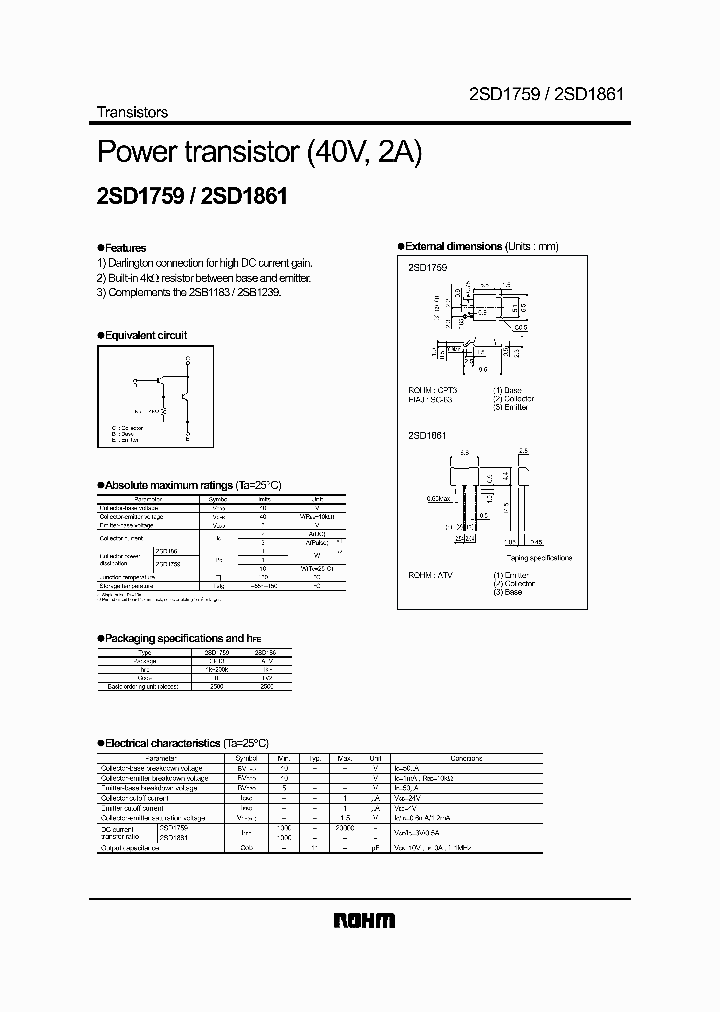 2SD1861_282977.PDF Datasheet