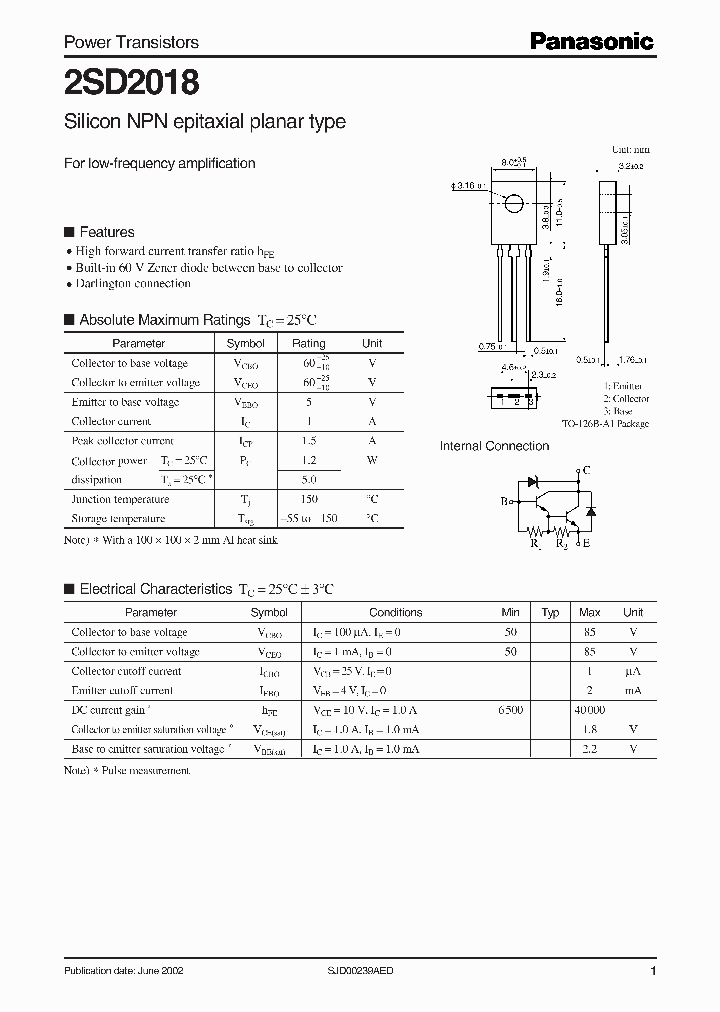 2SD2018_299942.PDF Datasheet
