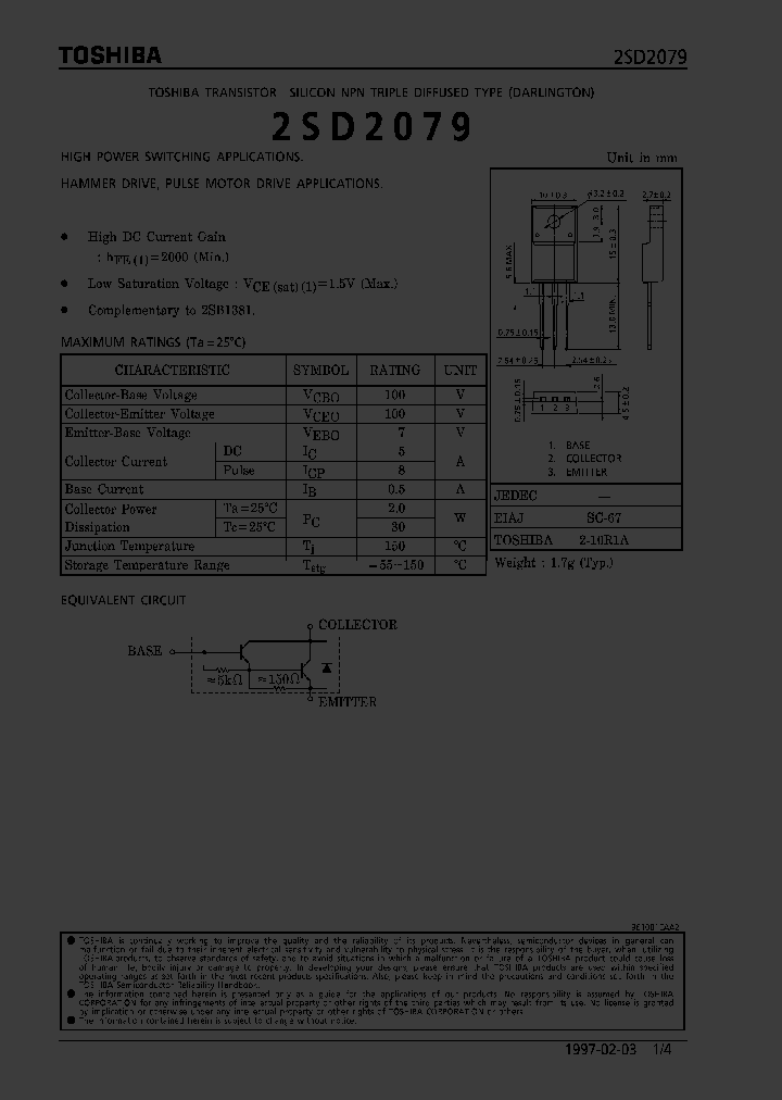 2SD2079_24481.PDF Datasheet