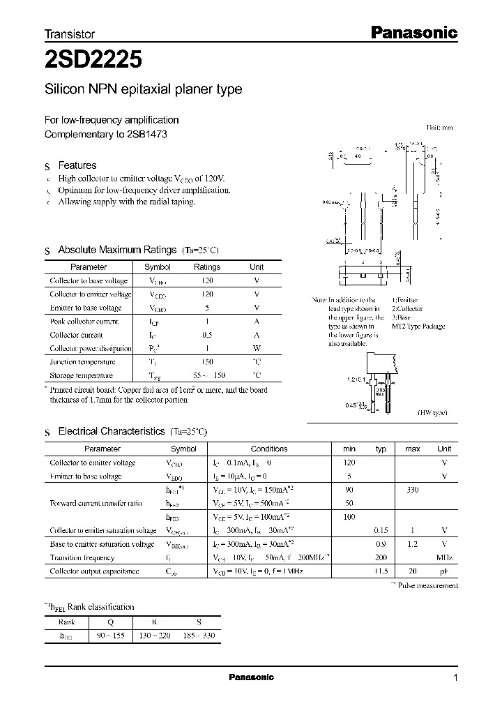 2SD2225_290174.PDF Datasheet