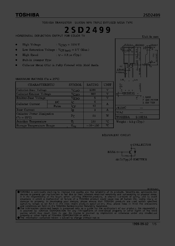 2SD2499_154642.PDF Datasheet