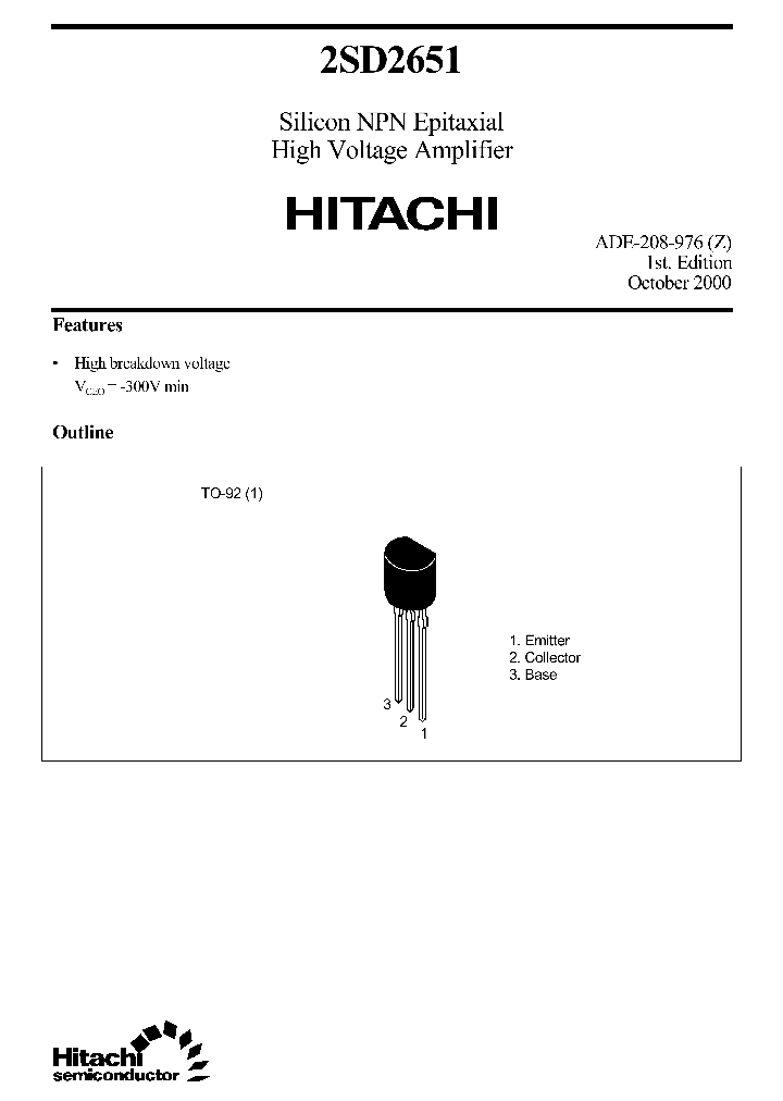 2SD2651_278949.PDF Datasheet