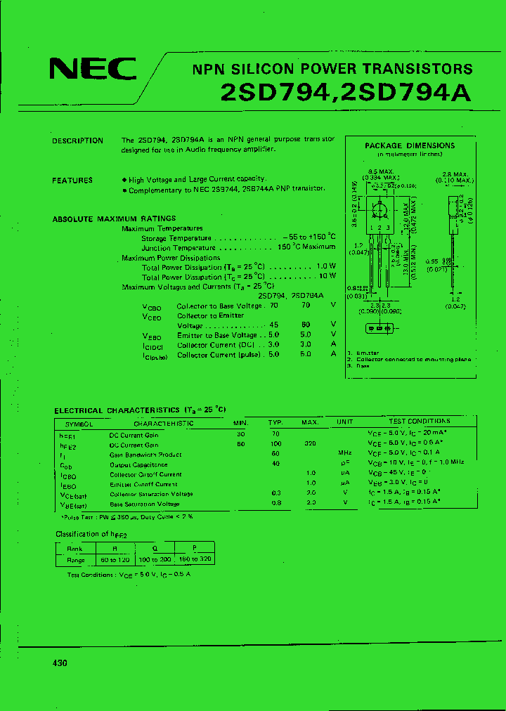 2SD794_287217.PDF Datasheet