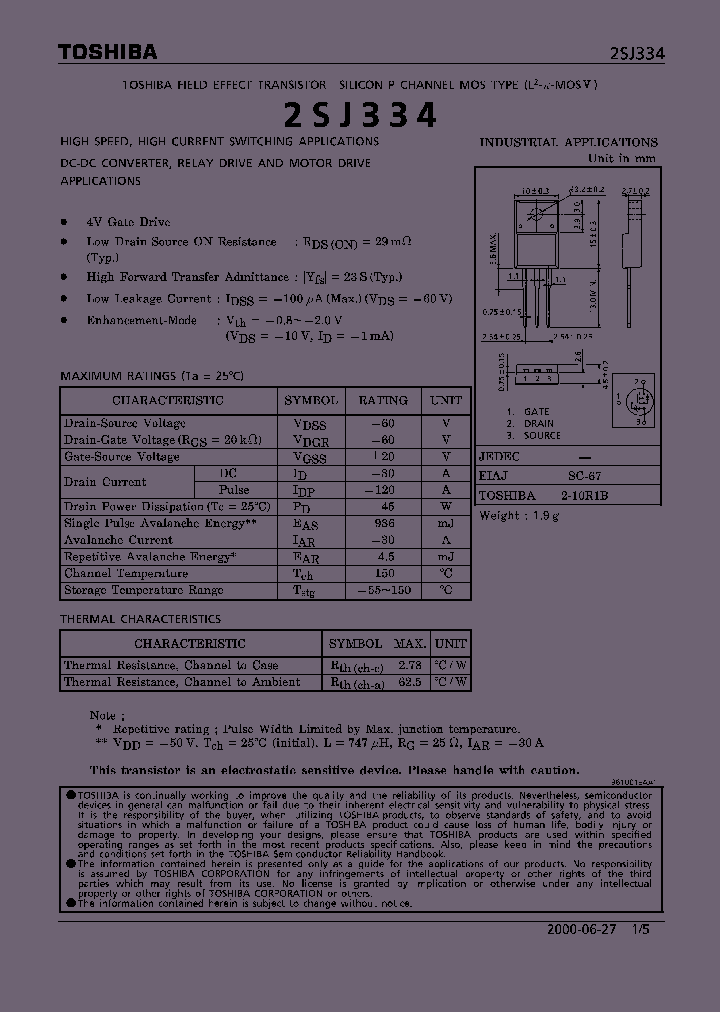 2SJ334_287139.PDF Datasheet