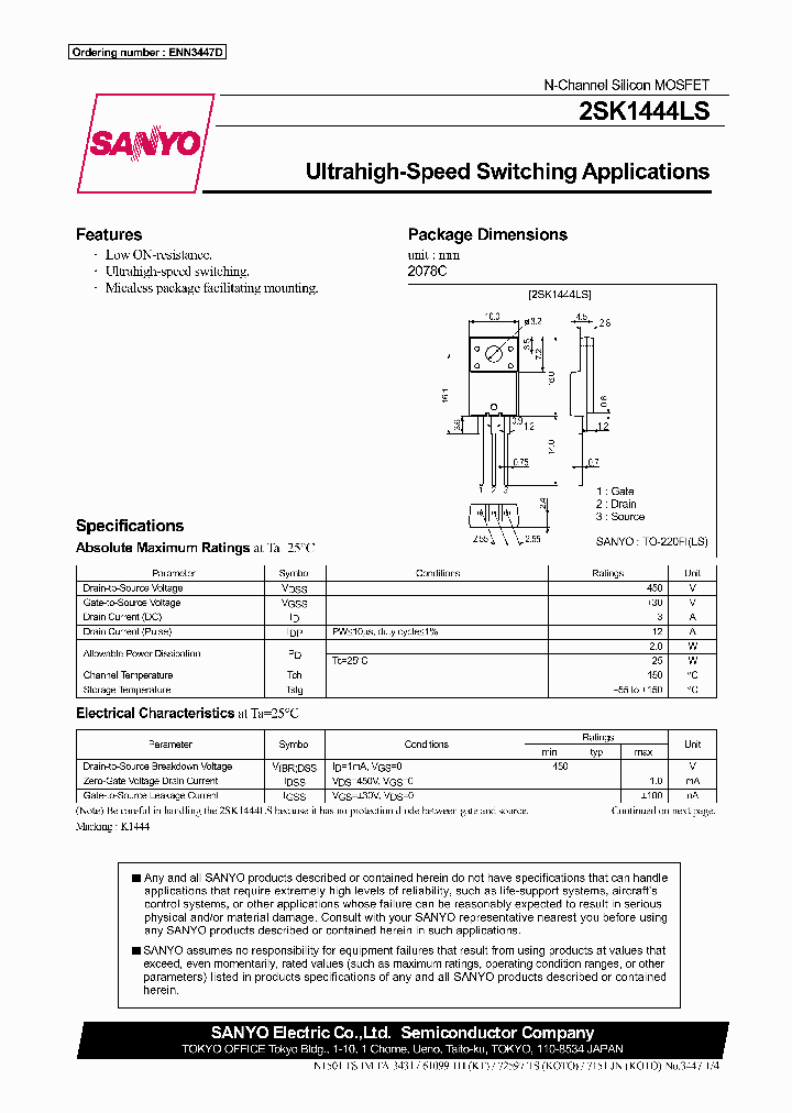 2SK1444LS_295061.PDF Datasheet