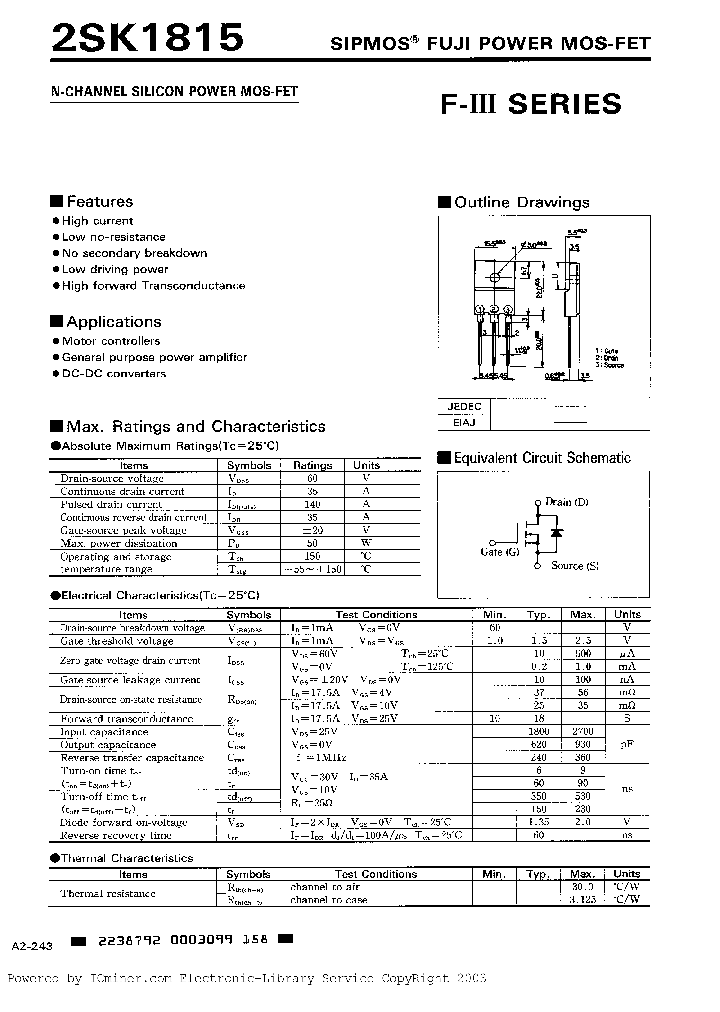 2SK1815_201472.PDF Datasheet