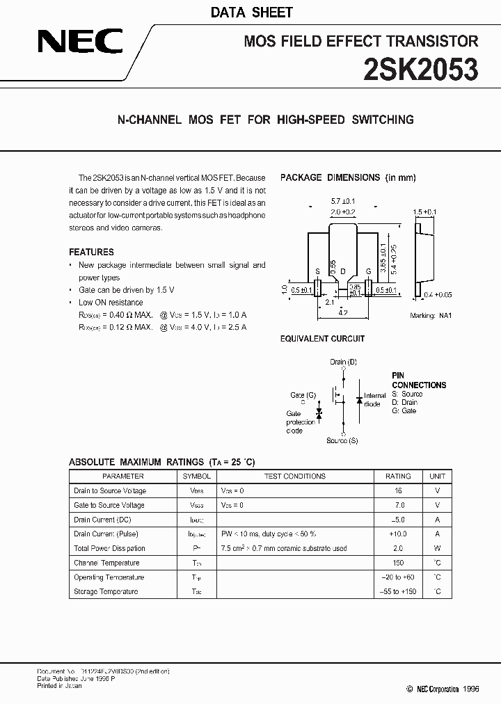 2SK2053_266670.PDF Datasheet