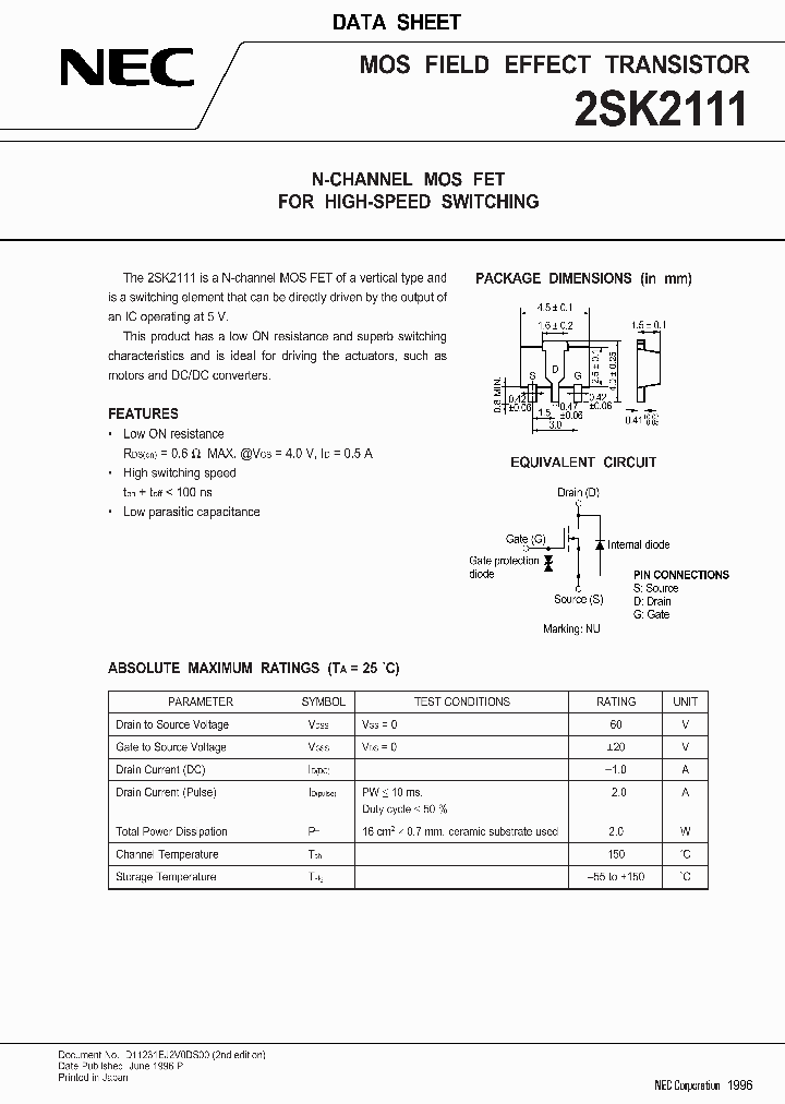 2SK2111_293194.PDF Datasheet