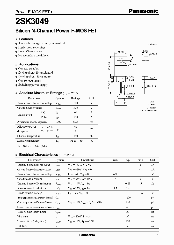2SK3049_207189.PDF Datasheet