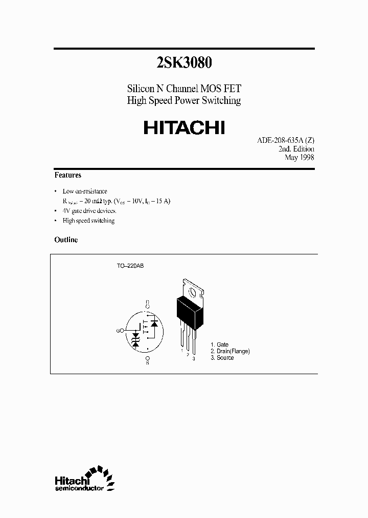 2SK3080_278937.PDF Datasheet