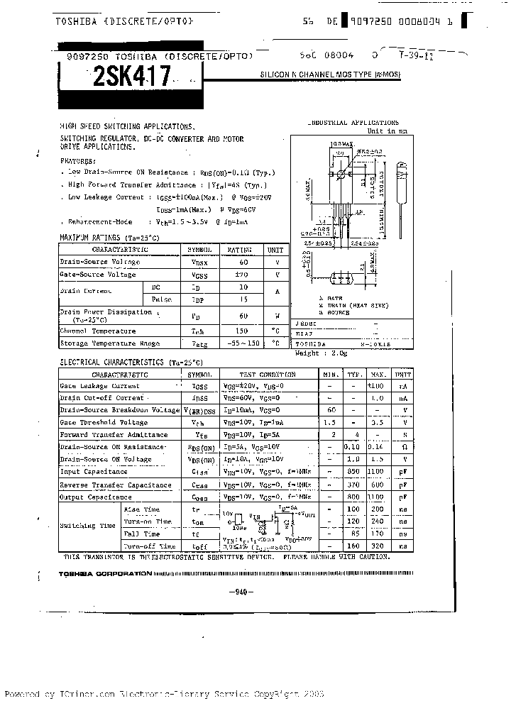 2SK417_200287.PDF Datasheet