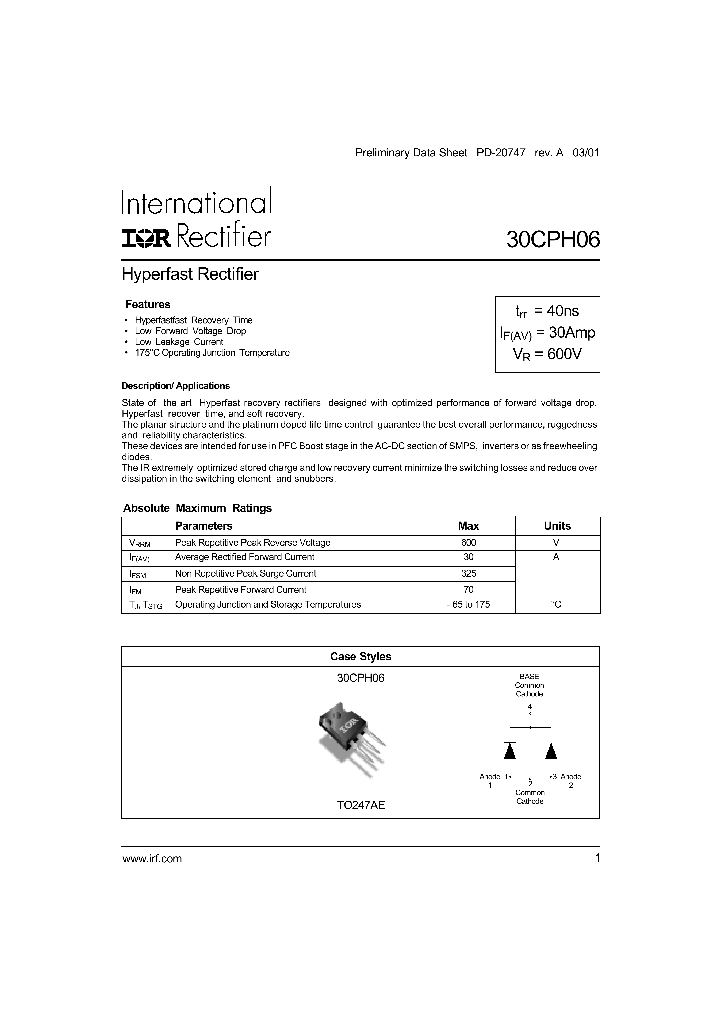 30CPH06_292682.PDF Datasheet