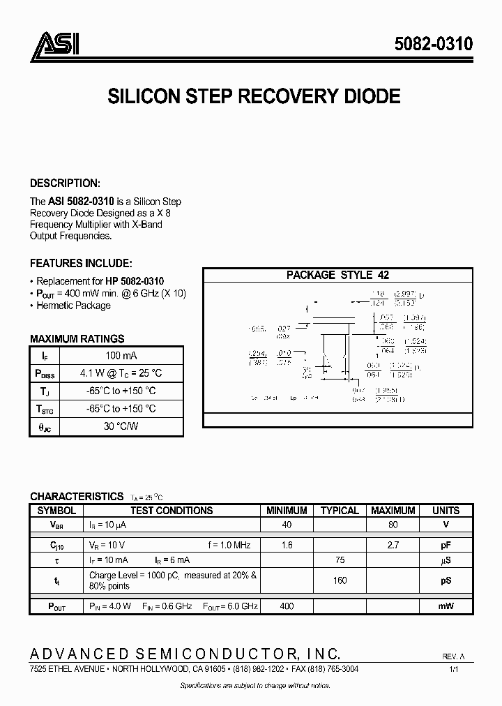 5082-0310_296074.PDF Datasheet