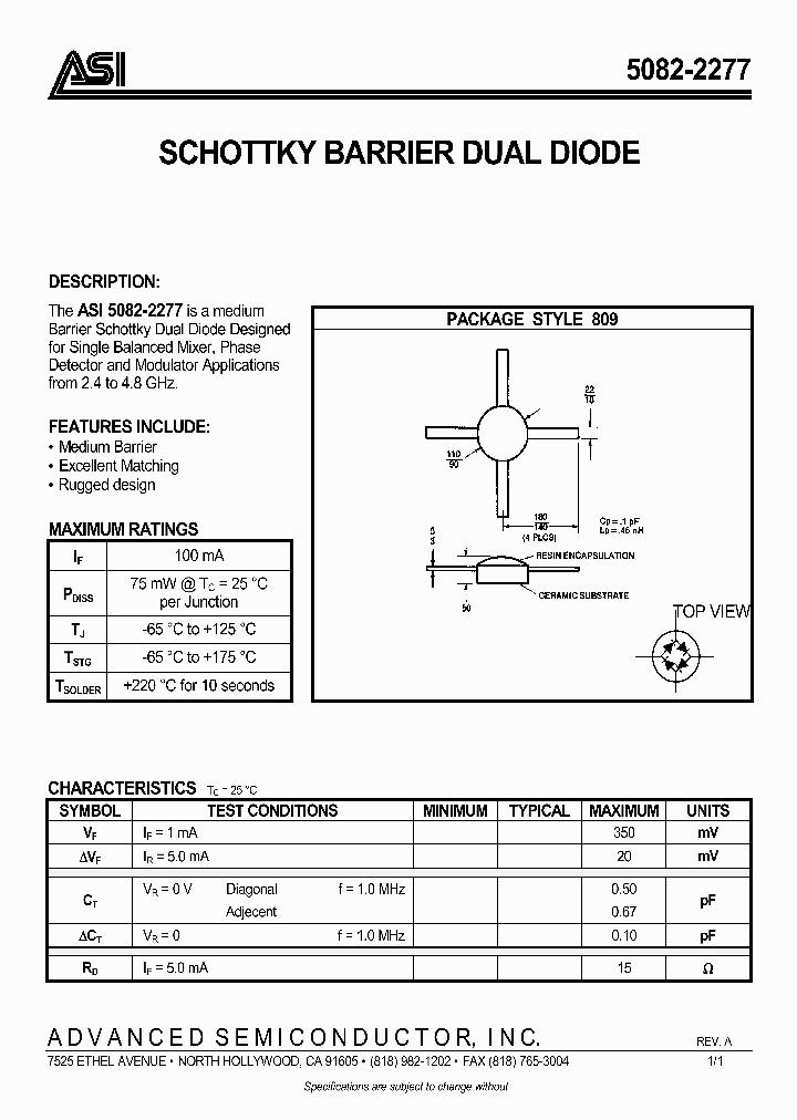 5082-2277_285045.PDF Datasheet