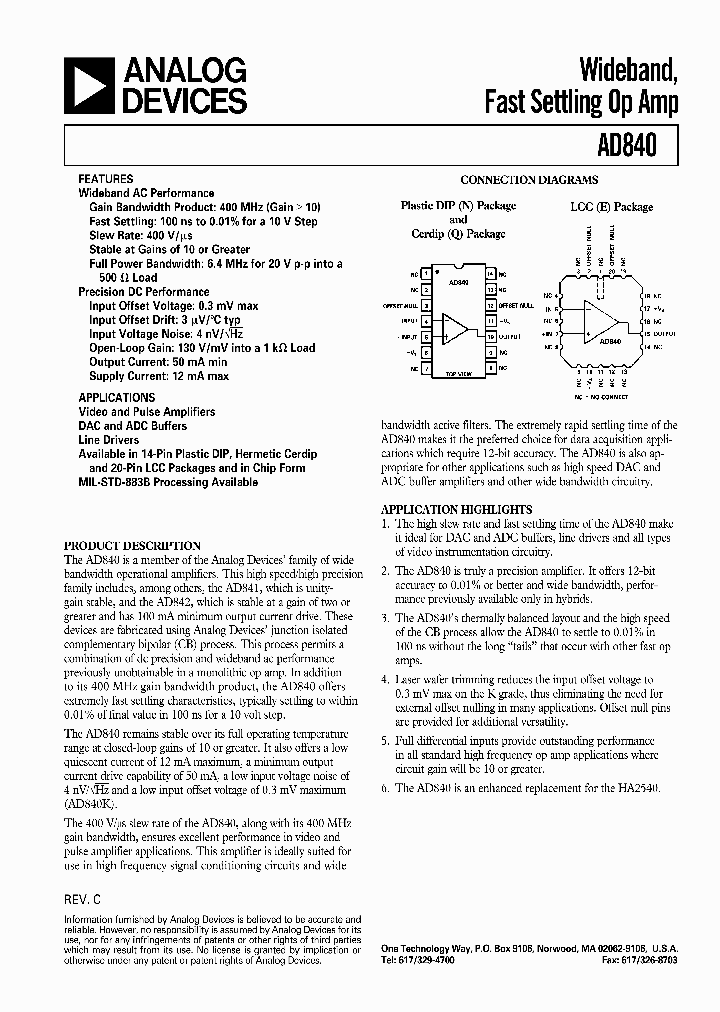 5962-8964001CA_193012.PDF Datasheet