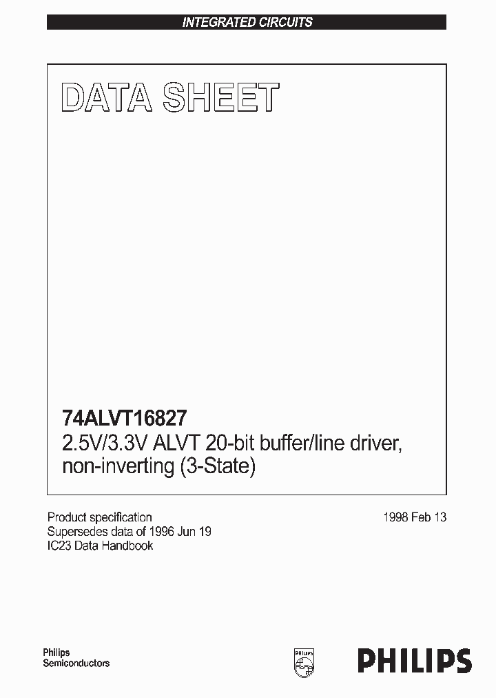 74ALVT16827_292070.PDF Datasheet