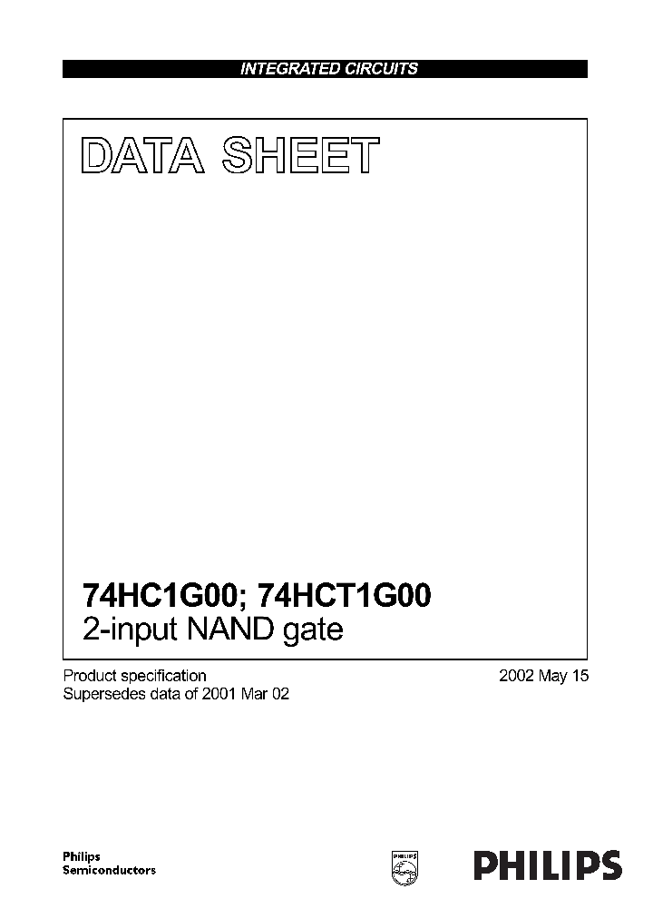 74HC1G00_277706.PDF Datasheet
