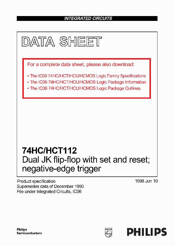 74HCHCT112_296488.PDF Datasheet