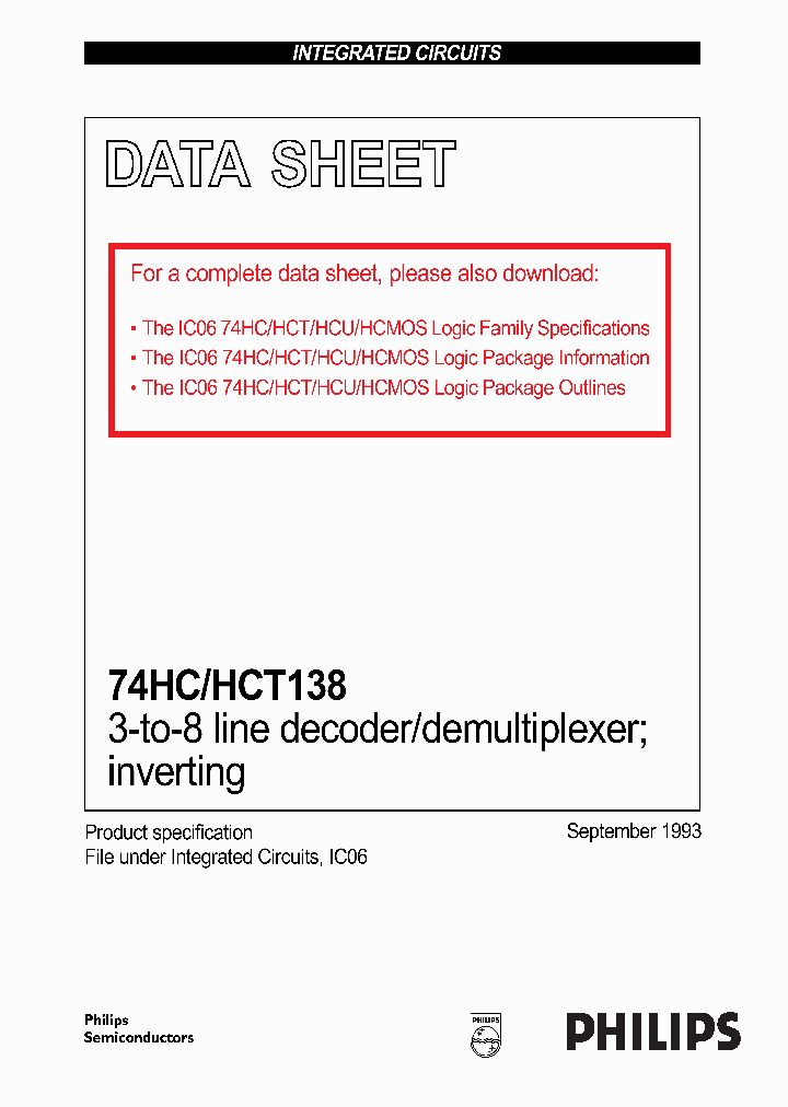 74HCHCT138_287812.PDF Datasheet
