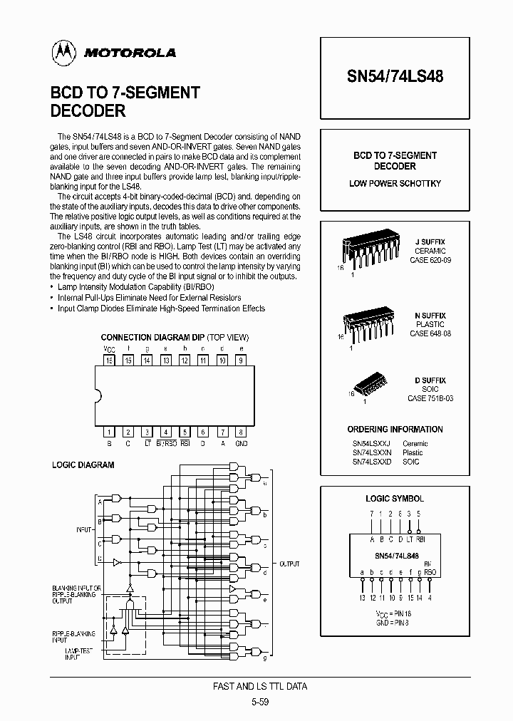 74LS48_300957.PDF Datasheet