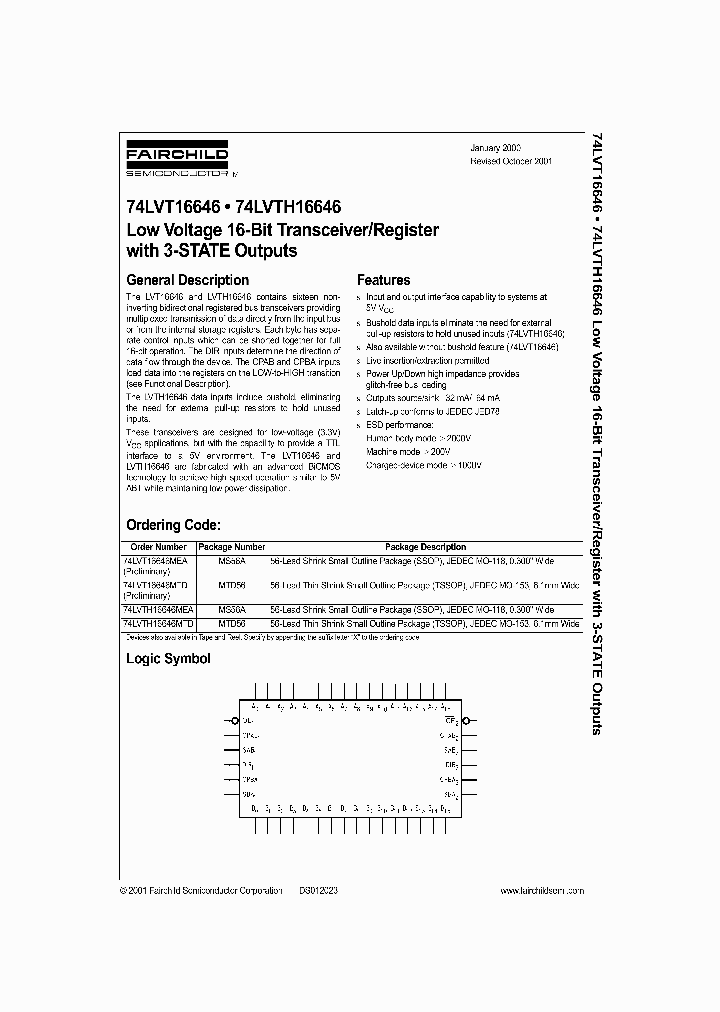 74LVTH16646_292349.PDF Datasheet