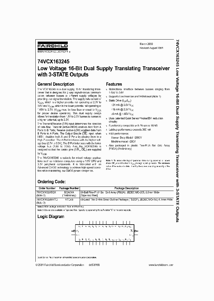 74VCX163245_279669.PDF Datasheet