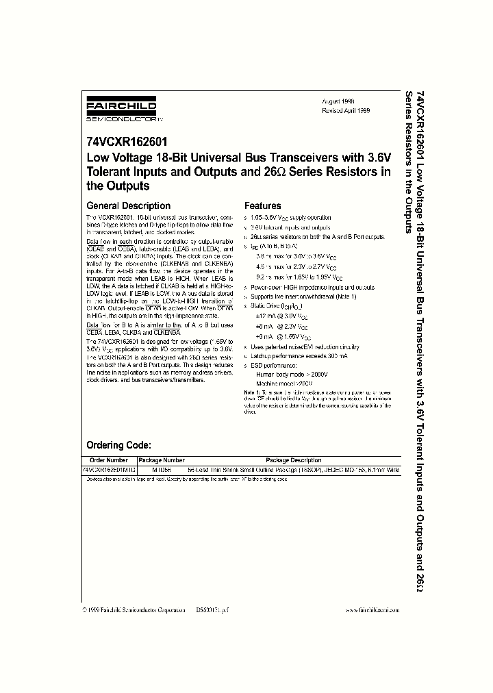 74VCXR162601_288937.PDF Datasheet