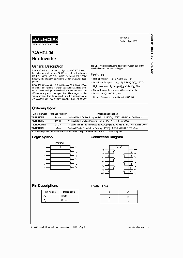 74VHCU04_293762.PDF Datasheet