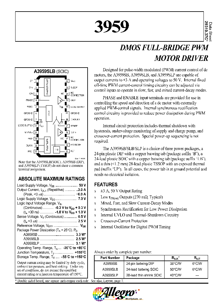 A3959SB_200180.PDF Datasheet