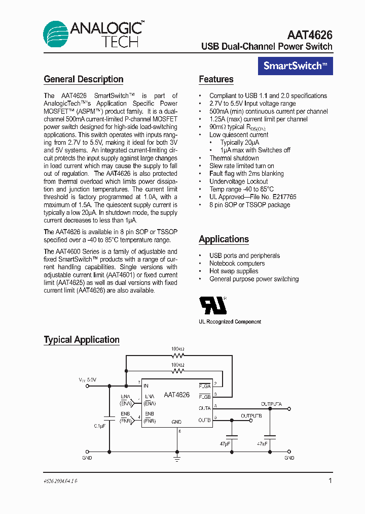 AAT4626_283956.PDF Datasheet