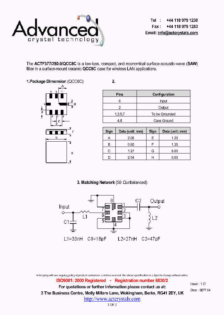 ACTF377_294461.PDF Datasheet