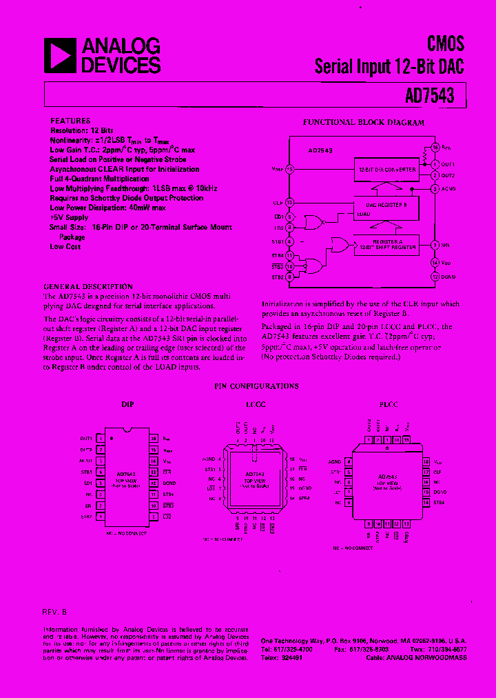 AD7543_93263.PDF Datasheet