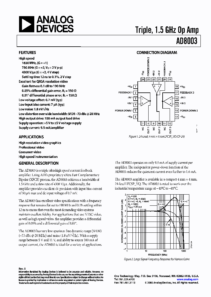 AD8003_263405.PDF Datasheet