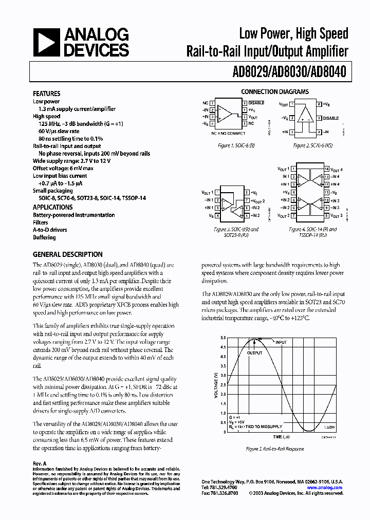 AD8040_191802.PDF Datasheet