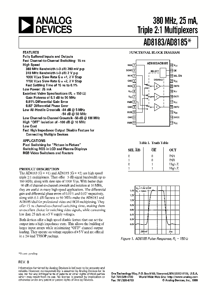 AD8183_99178.PDF Datasheet