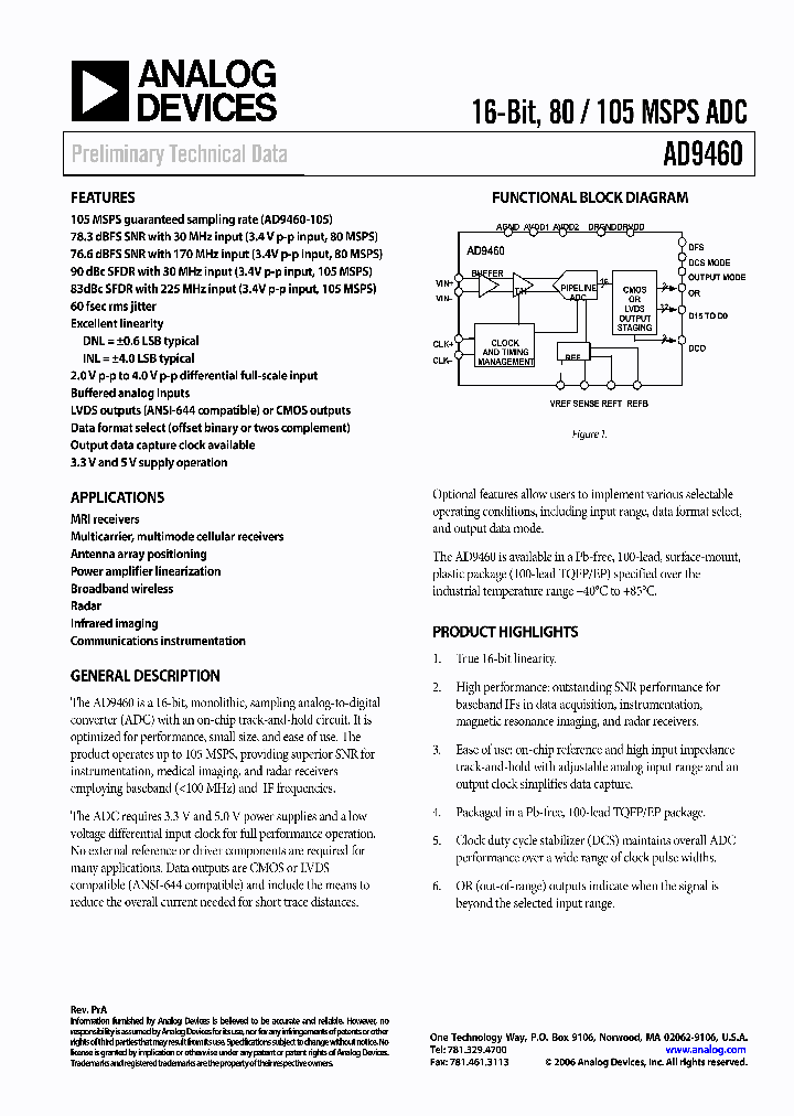 AD9460_274695.PDF Datasheet