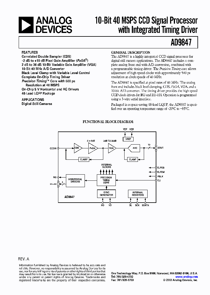AD9847_274581.PDF Datasheet