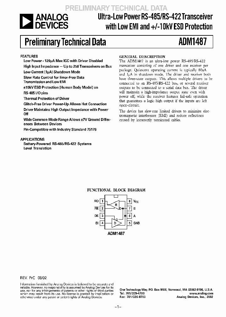 ADM1487_253615.PDF Datasheet