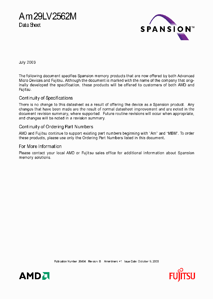 AM29LV2562ML120RPII_239163.PDF Datasheet