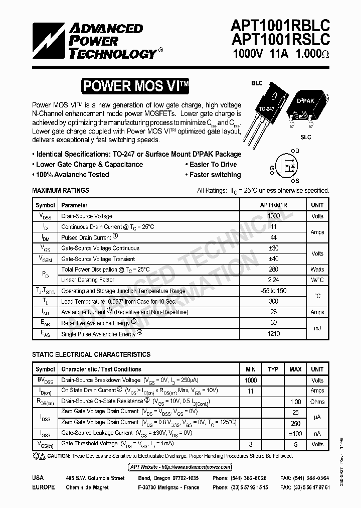 APT1001RBLC_270077.PDF Datasheet