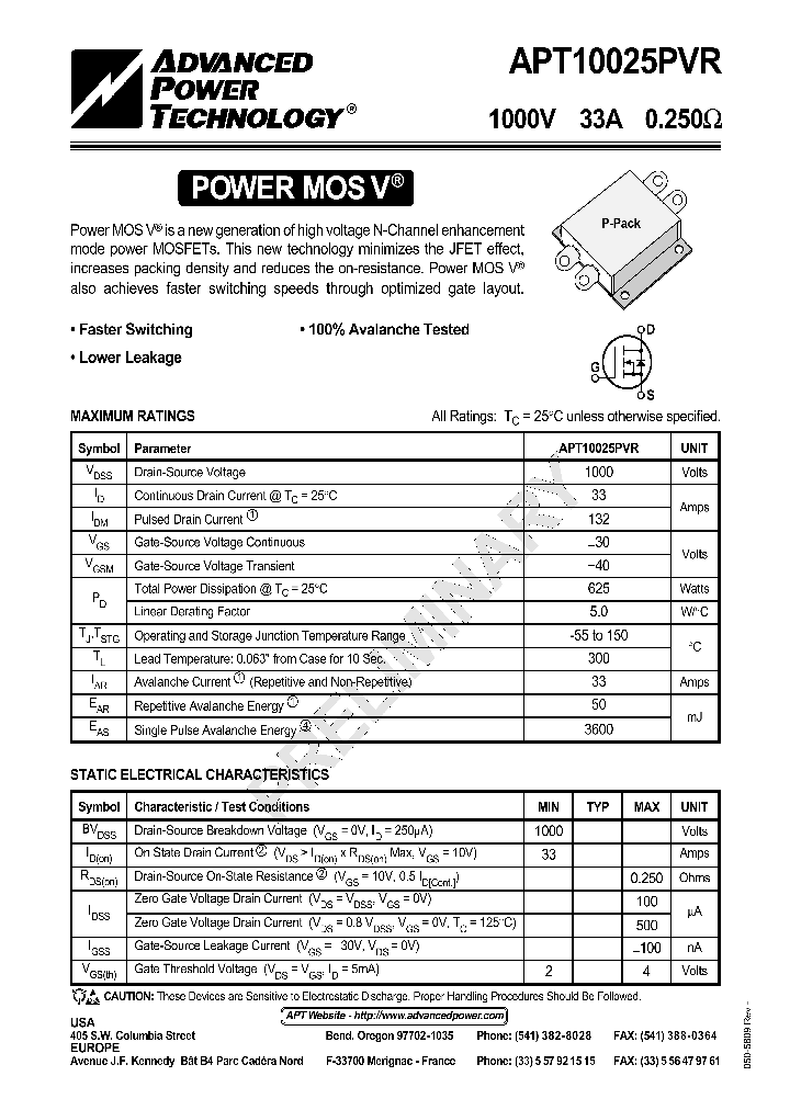 APT10025PVR_270085.PDF Datasheet