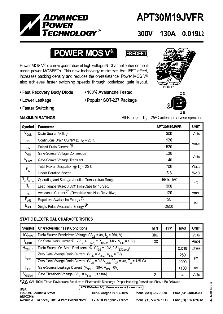 APT30M19JV_266450.PDF Datasheet